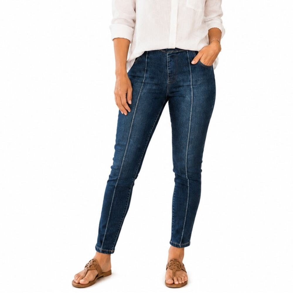 Nine West High Rise Skinny Uplifter Pull-On Jeans, US4/W29